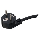 Netzstecker mit Stromkabel 3-polig 1,5 mm²